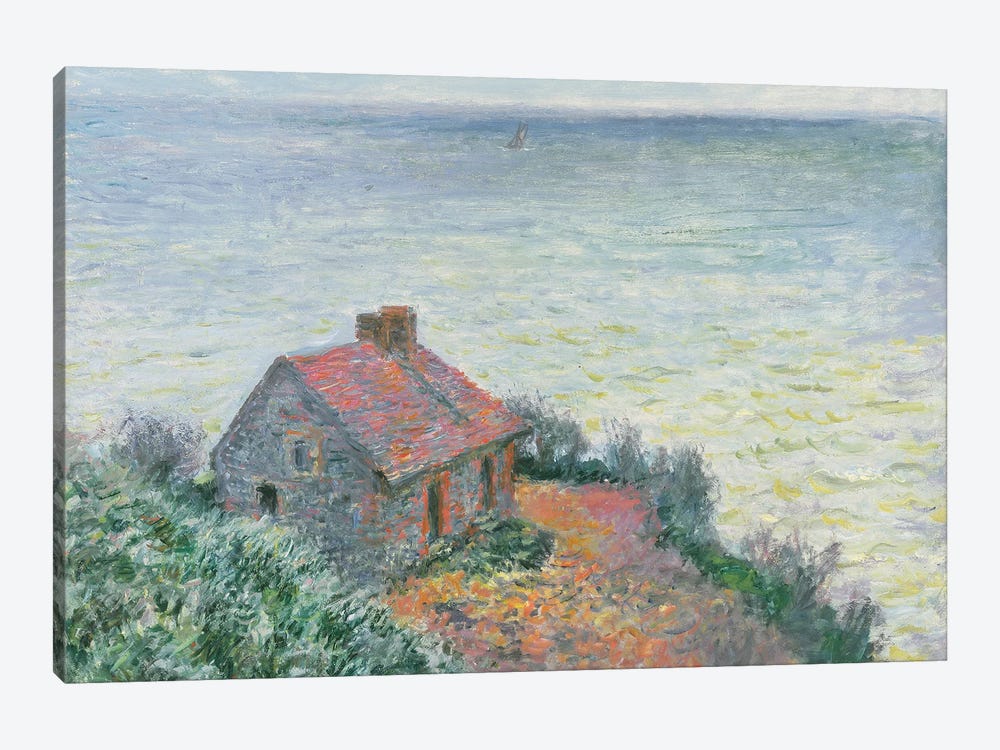 Customs Post at Dieppe, 1882  by Claude Monet 1-piece Canvas Art Print