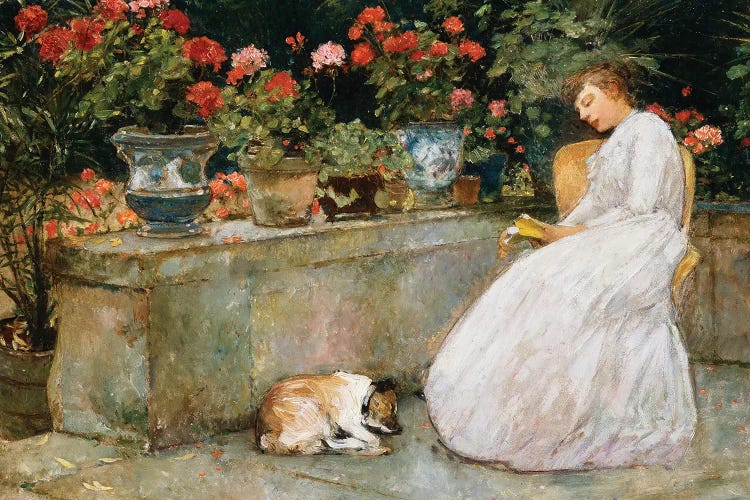 Reading, 1888  by Childe Hassam wall art