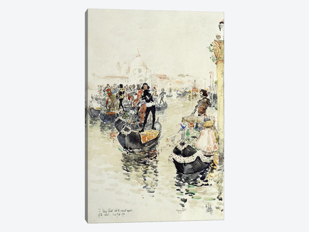 A Venetian Regatta, 1891  by Childe Hassam 1-piece Canvas Artwork