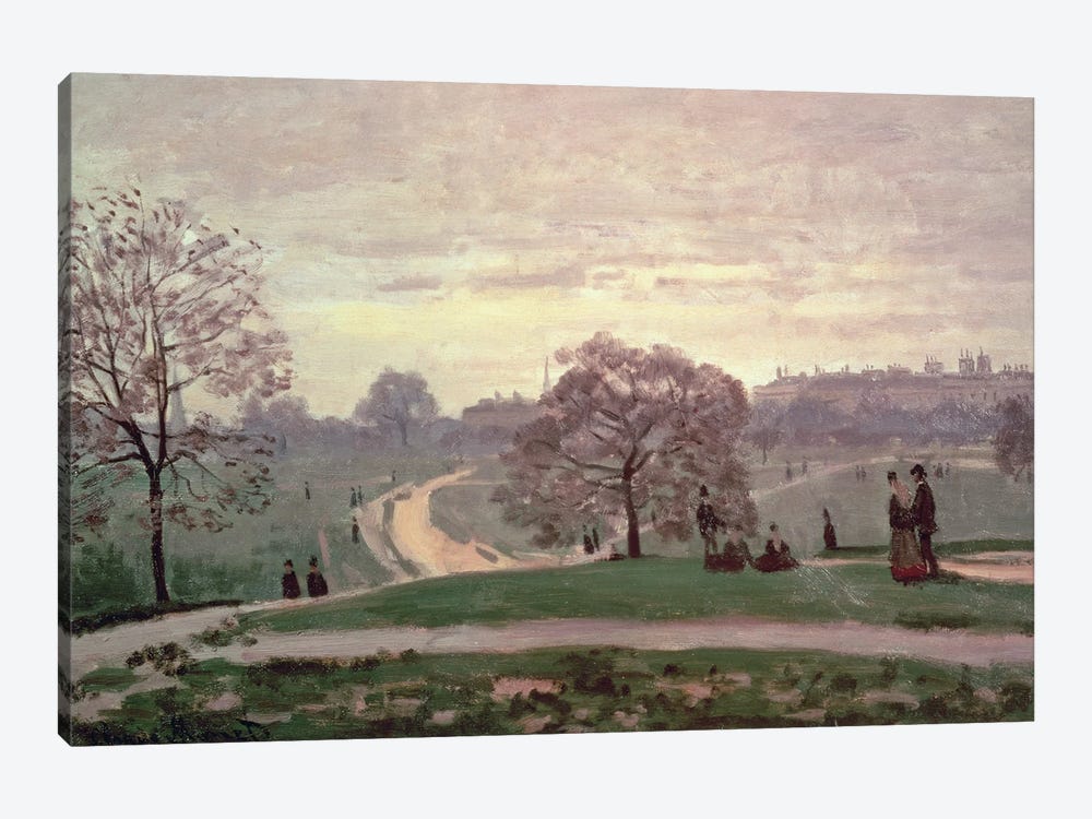 Hyde Park by Claude Monet 1-piece Canvas Wall Art