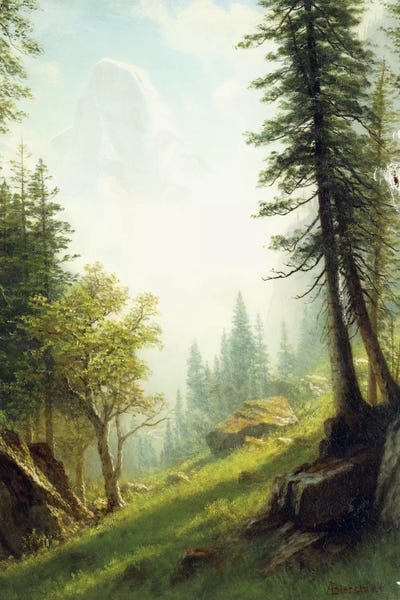 Albert Bierstadt: Among the Bernese Alps,  by Albert Bierstadt