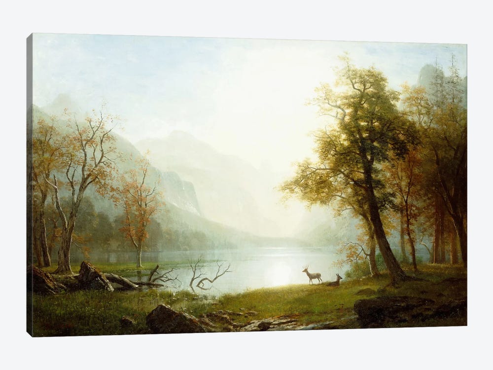 Valley in King's Canyon by Albert Bierstadt 1-piece Canvas Art
