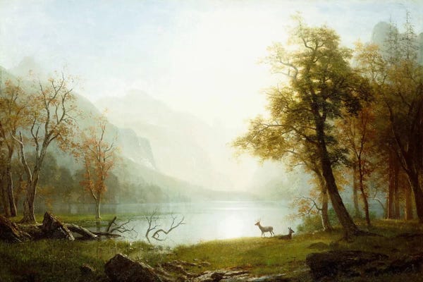Albert Bierstadt: Valley in King's Canyon by Albert Bierstadt