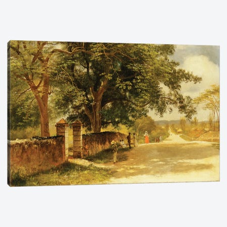Street in Nassau, c.1878  Canvas Print #BMN5996} by Albert Bierstadt Canvas Wall Art