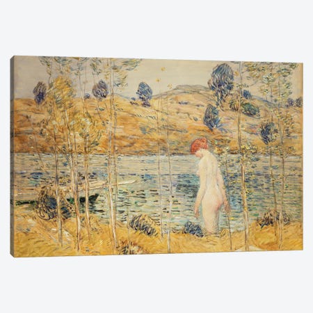 The River Bank, 1906  Canvas Print #BMN5999} by Childe Hassam Canvas Print