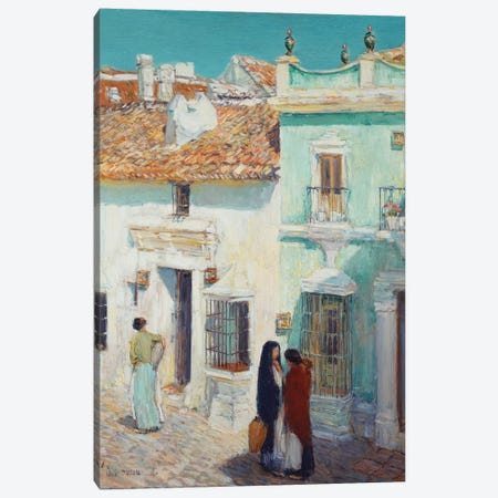 Street Scene, La Ronda, Spain, 1910  Canvas Print #BMN6000} by Childe Hassam Art Print