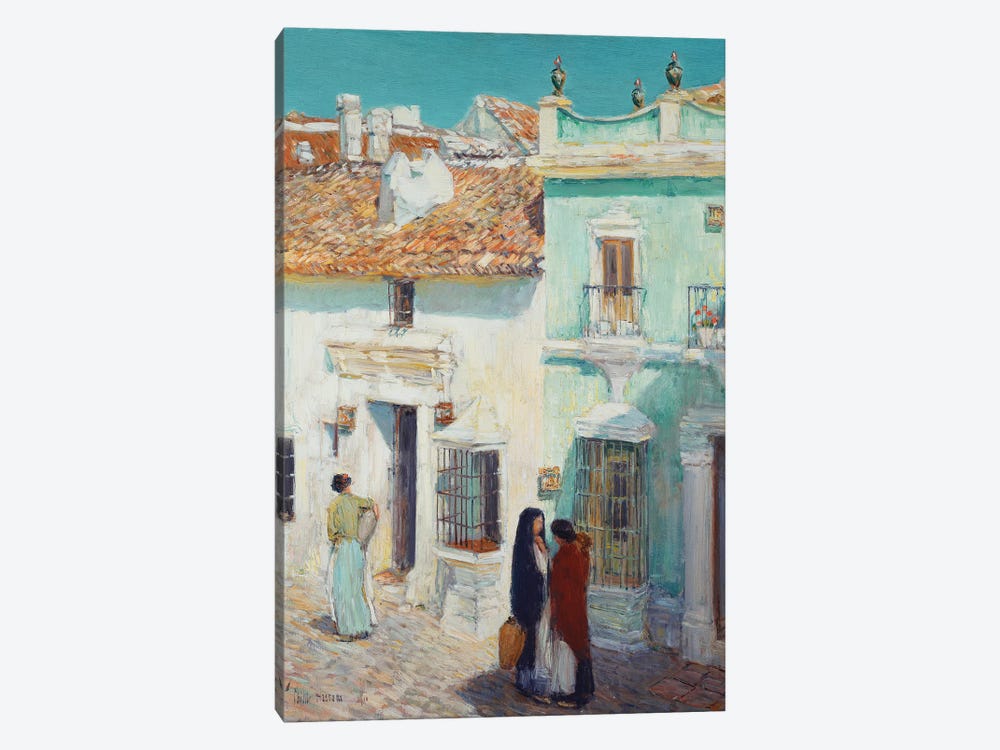 Street Scene, La Ronda, Spain, 1910  by Childe Hassam 1-piece Art Print
