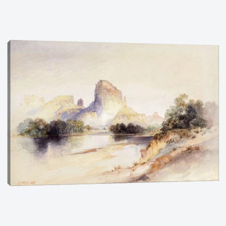 Castle Butte, Green River, Wyoming, 1894  Canvas Print #BMN6003} by Thomas Moran Art Print