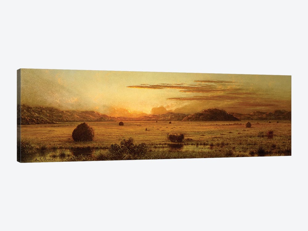 Sunrise, Hoboken Meadows, c.1875-1885  by Martin Johnson Heade 1-piece Canvas Artwork