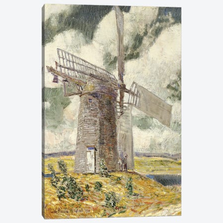 Bending Sail on the Old Mill, 1920  Canvas Print #BMN6011} by Childe Hassam Canvas Art