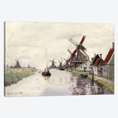 Windmill in Holland, 1871  Canvas Print #BMN6035} by Claude Monet Art Print