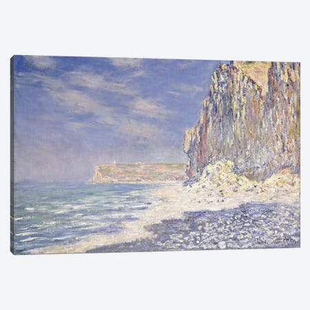Cliff near Fecamp, 1881  Canvas Print #BMN6037} by Claude Monet Canvas Art Print