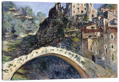 Dolceacqua, 1884  Canvas Art Print - Claude Monet