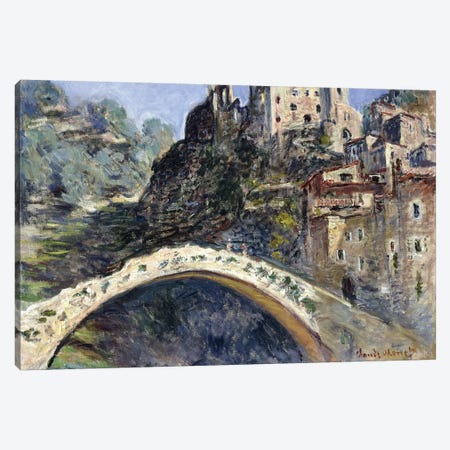 Dolceacqua, 1884  Canvas Print #BMN6038} by Claude Monet Canvas Artwork