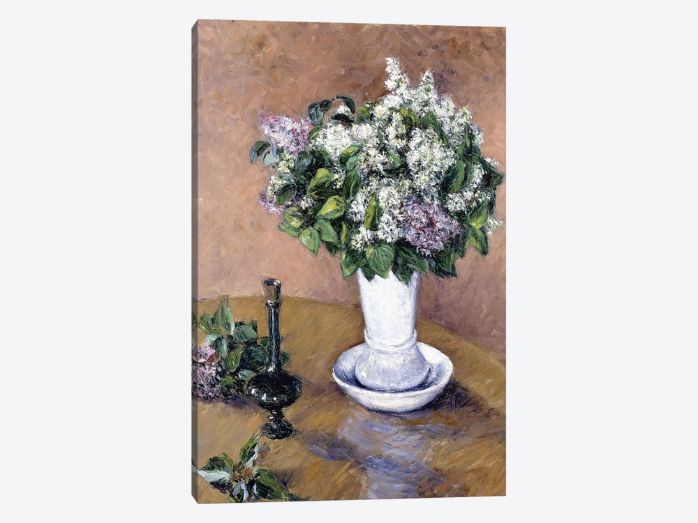 Still Life with a Vase of Lilac, 1883  1-piece Canvas Print