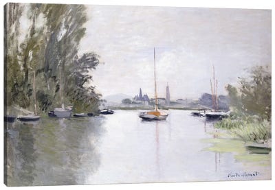 Argenteuil Seen from the Small Arm of the Seine, 1872  Canvas Art Print