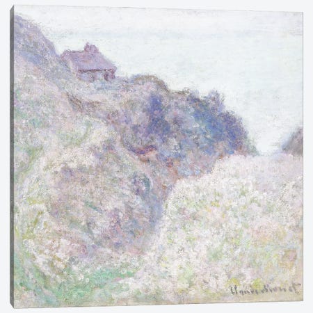 Cabane des Douaniers a Varengeville, 1897  Canvas Print #BMN6051} by Claude Monet Canvas Artwork