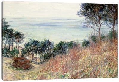 The Coast of Varengeville, 1882  Canvas Art Print - Normandy
