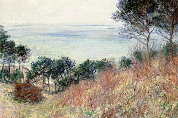 Normandy: The Coast of Varengeville, 1882  by Claude Monet