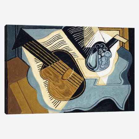 Guitar and Fruit-bowl, 1921  Canvas Print #BMN6063} by Juan Gris Canvas Art Print