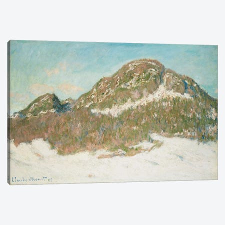 Mount Kolsaas, Sunlight Effect, 1895  Canvas Print #BMN6065} by Claude Monet Canvas Artwork