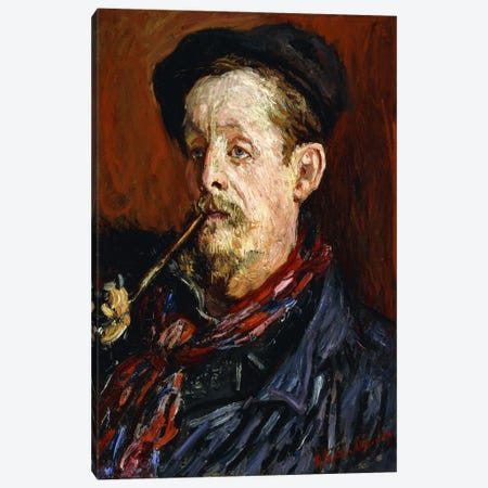 Portrait of Leon Peltier, 1879 Canvas Print #BMN6070} by Claude Monet Canvas Wall Art
