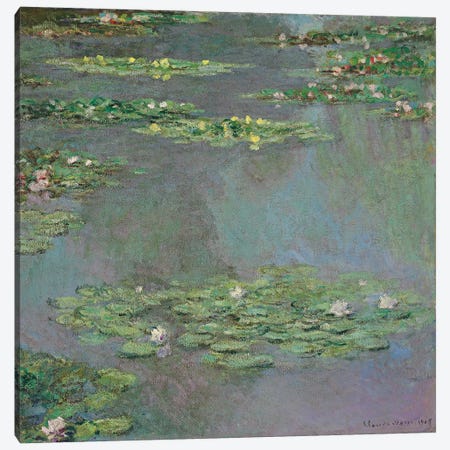Water Lilies, 1905  Canvas Print #BMN6087} by Claude Monet Canvas Wall Art