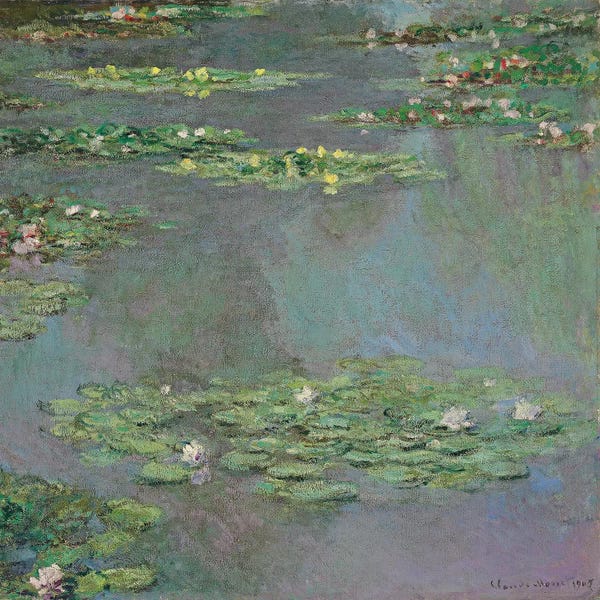 Impressionism: Water Lilies, 1905  by Claude Monet