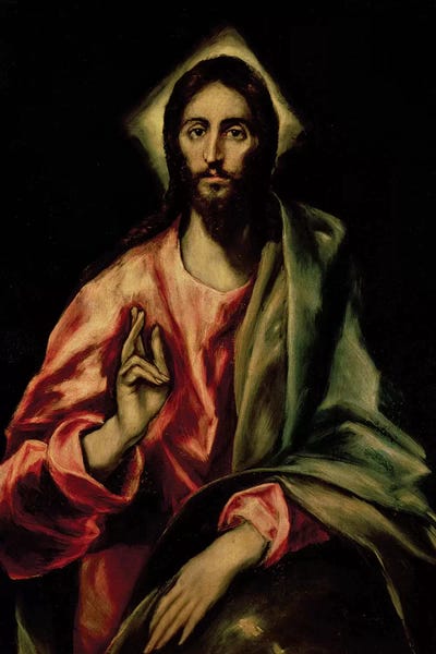 El Greco: Christ Blessing by El Greco