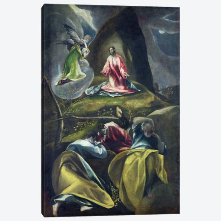 Christ In The Garden Of Olives Canvas Print #BMN6118} by El Greco Canvas Art Print