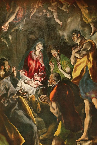 The Adoration Of The Shepherds El Greco