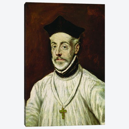 Don Diego de Covarrubias y Leiva, c.1600-05 Canvas Print #BMN6135} by El Greco Canvas Wall Art
