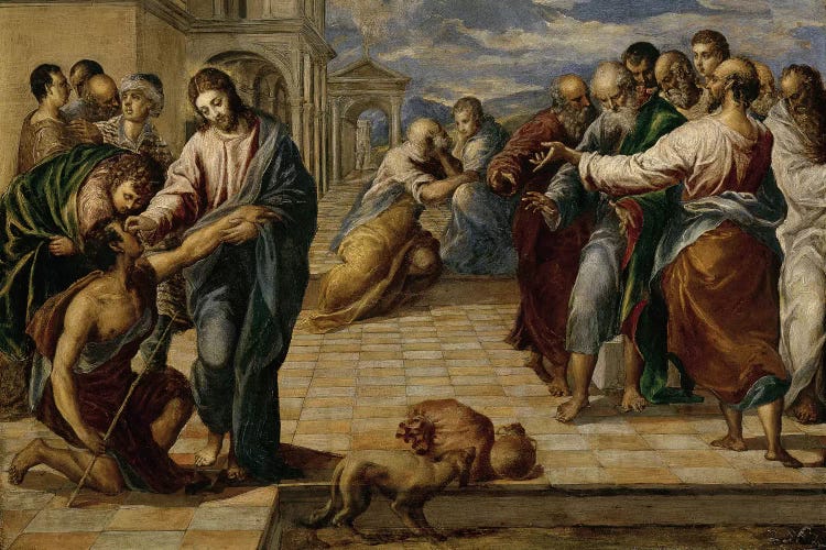 Healing Of The Blind Man, c.1570