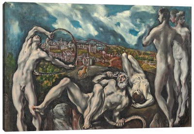 Laocoon, c.1610-14 Canvas Art Print - El Greco