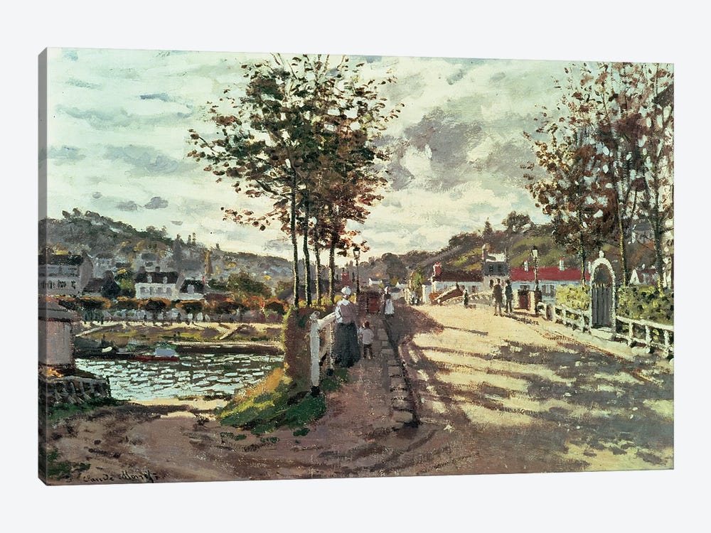The Seine at Bougival, 1869 by Claude Monet 1-piece Art Print