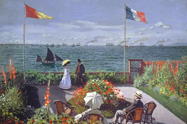 The Terrace at Sainte-Adresse, 1867 