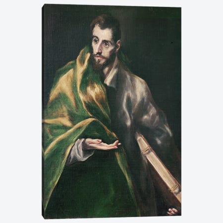 Saint Jacques le Majeur, c.1610-14 Canvas Print #BMN6173} by El Greco Canvas Art Print