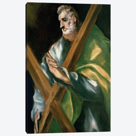 St. Andrew (Casa y Museo del Greco) Canvas Print #BMN6181} by El Greco Canvas Artwork