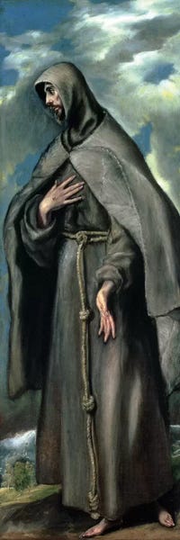 El Greco: St. Francis Of Assisi by El Greco