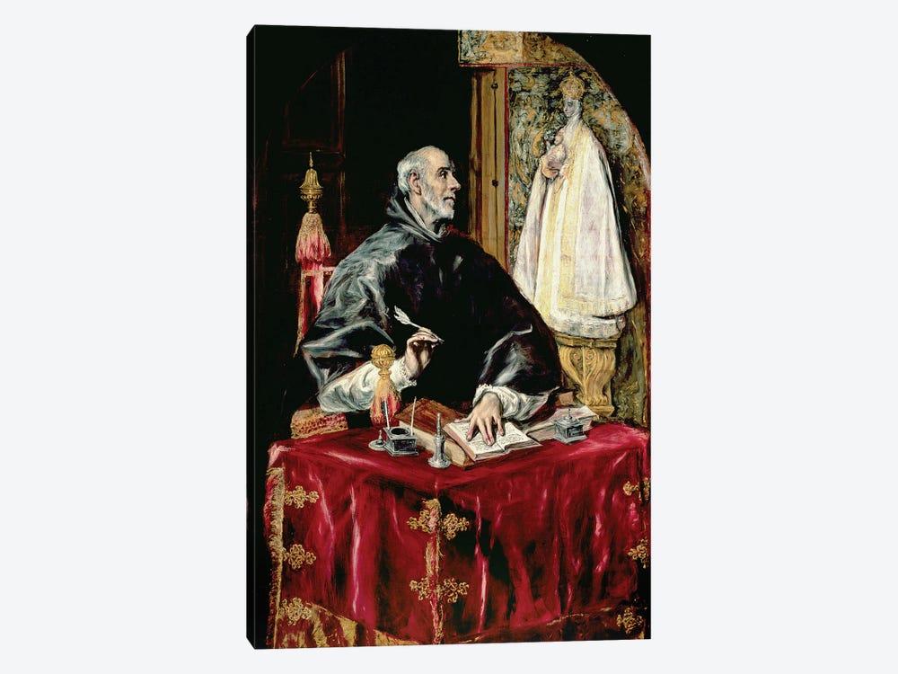 St. Ildefonsus, 1597-1603 by El Greco 1-piece Canvas Print