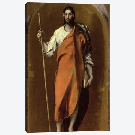 St. James The Greater Canvas Print #BMN6194} by El Greco Canvas Wall Art