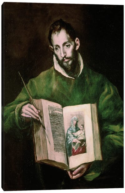 St. Luke Canvas Art Print - Saints