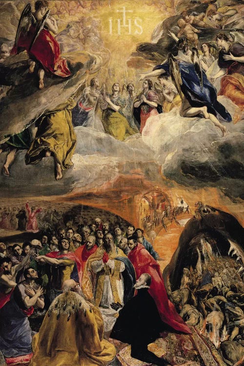 The Adoration Of The Name Of Jesus, c.1578 (Monasterio de El Escorial)