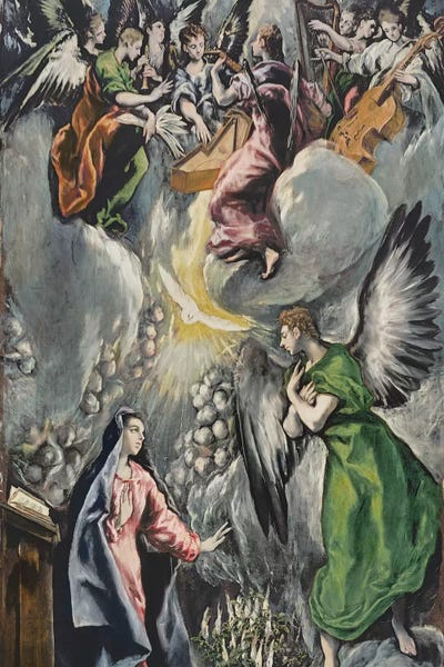 El Greco: The Annunciation (Museo del Prado) by El Greco