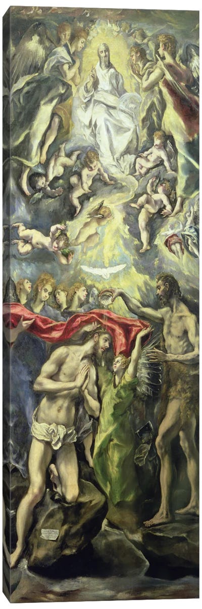 The Baptism Of Christ, c.1597 (Museo del Prado) Canvas Art Print