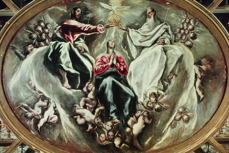 The Coronation Of The Virgin, 1597-1603 (Hospital de la Caridad)