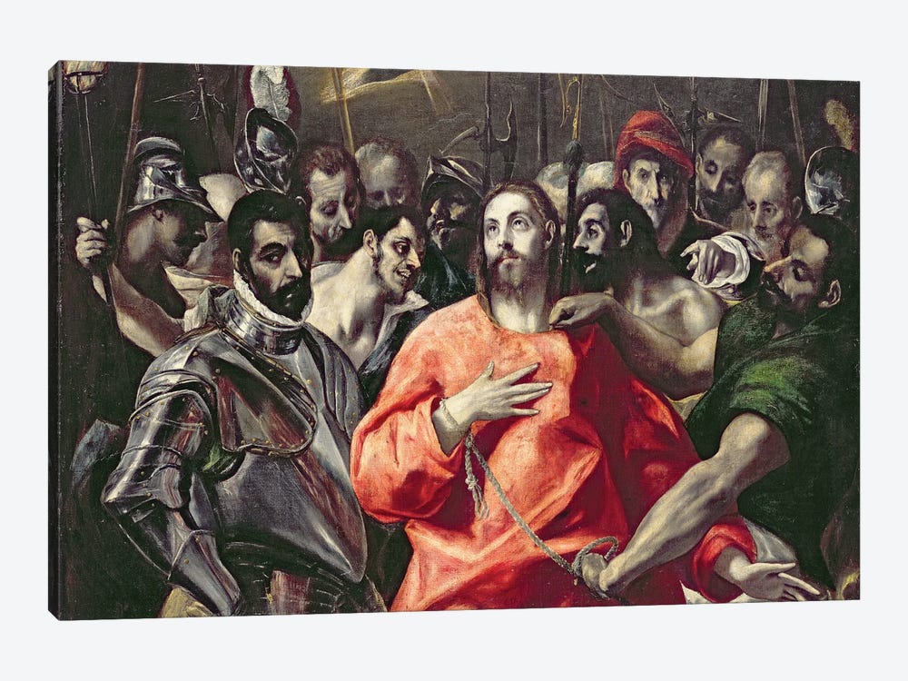 The Disrobing Of Christ (National Museum Wales) by El Greco 1-piece Canvas Art