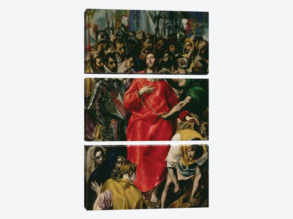 The Disrobing Of Christ, 1577-79 (Toledo Cathedral) 3-piece Art Print