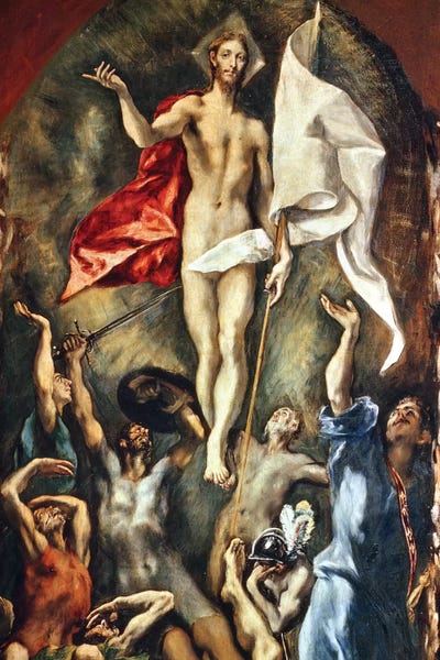El Greco: The Resurrection, 1584-94 by El Greco