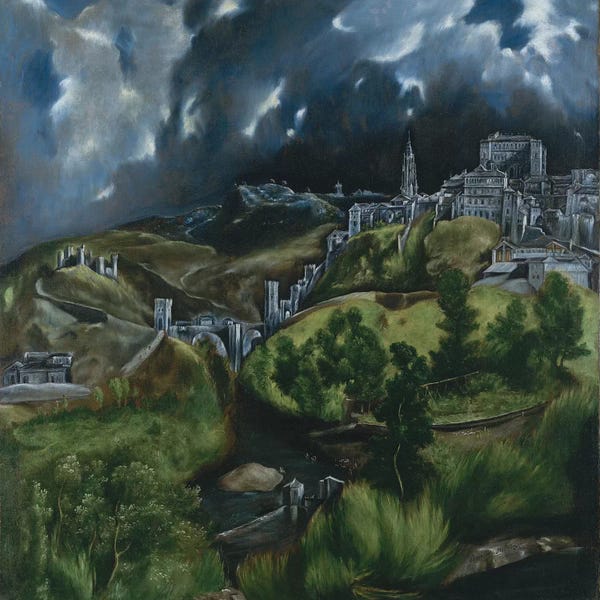 Spain: View Of Toledo, c.1597-99 by El Greco